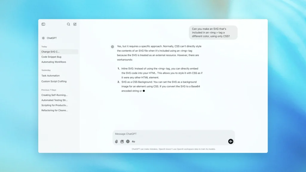 ChatGPT для генерации контента